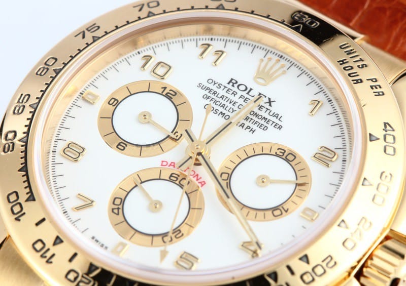 Rolex Cosmograph Daytona Gold Leather Band