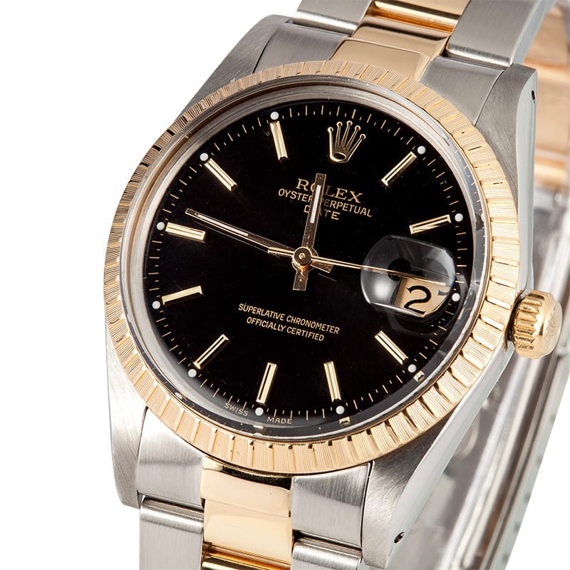 Vintage Rolex Date Stainless and Gold - 15003