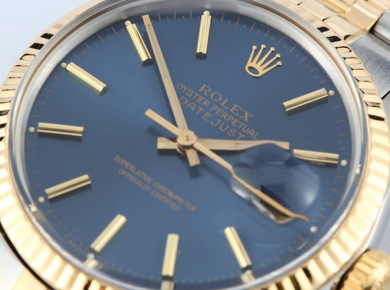 Used Men's Rolex Oyster Perpetual DateJust Stainless Steel and Gold 16013