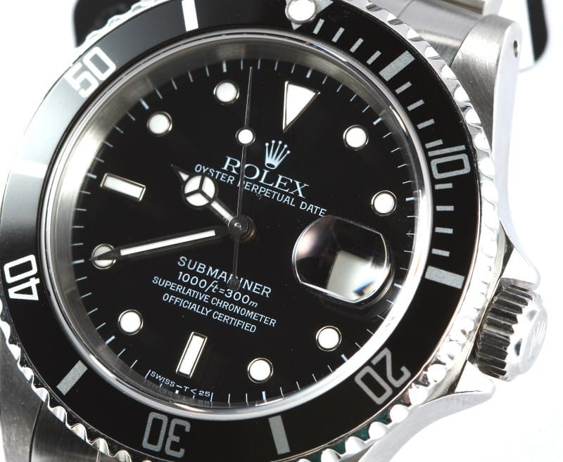 Certified Pre Owned >> Rolex Oyster Perpetual Submariner 16610 - Bob's Watches Certified Pre Owned >> Rolex Oyster Perpetual Submariner 16610 - Bob's Watches