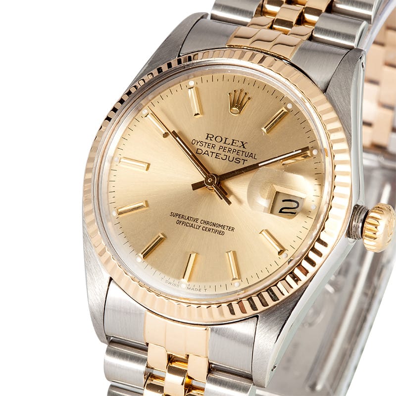 Rolex Datejust Stainless Steel and Gold 16013