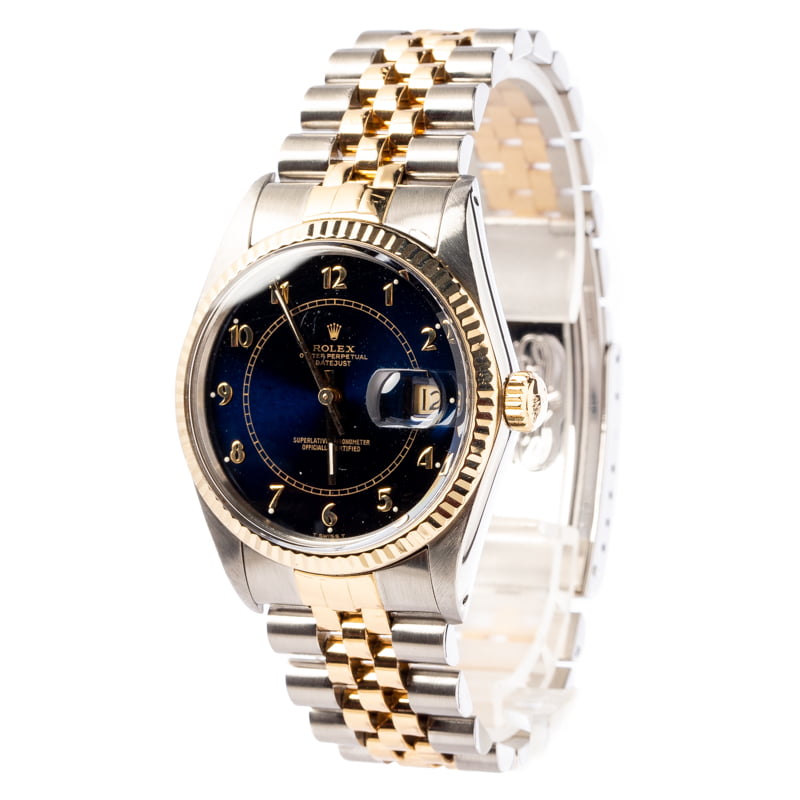 Rolex Datejust 16013 Blue Arabic