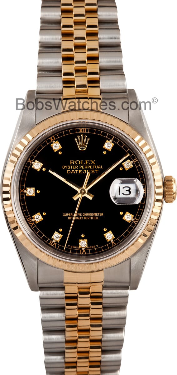 rolex 16233 with diamonds