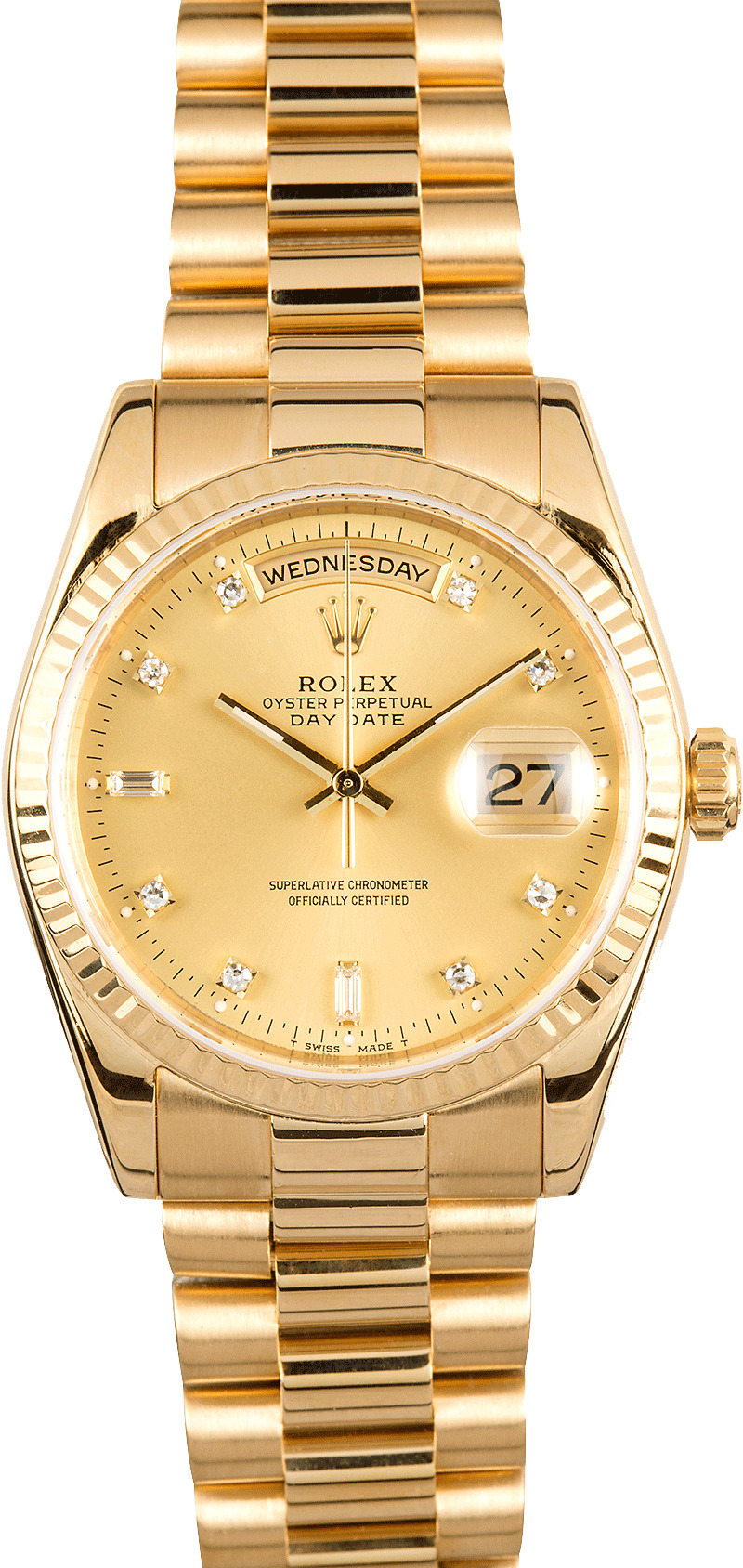 rolex president date mens
