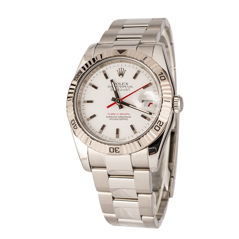 Pre-Owned Rolex Datejust Turn-O-Graph 116264 Thunderbird