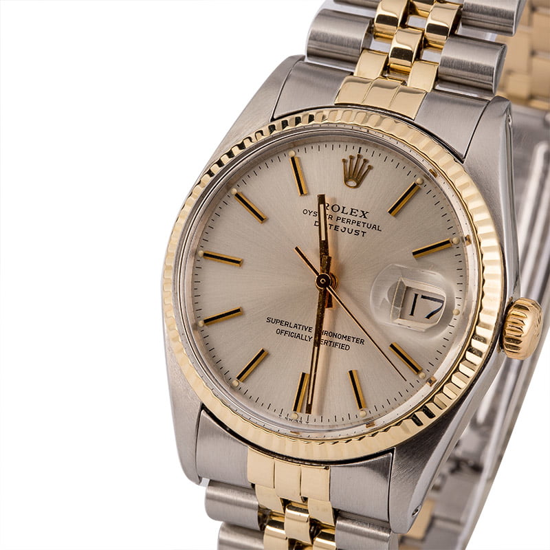 Pre-Owned Rolex Silver Dial Datejust 16013