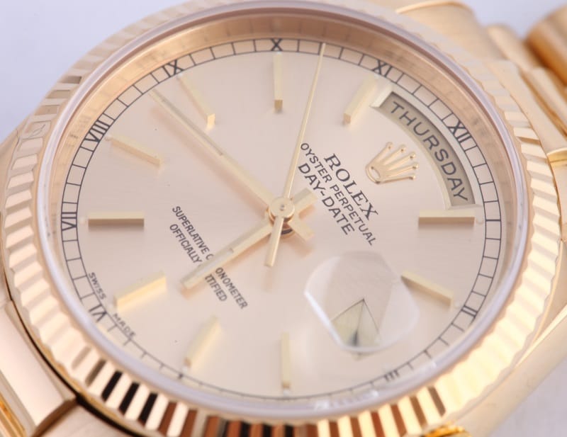 used gold presidential rolex