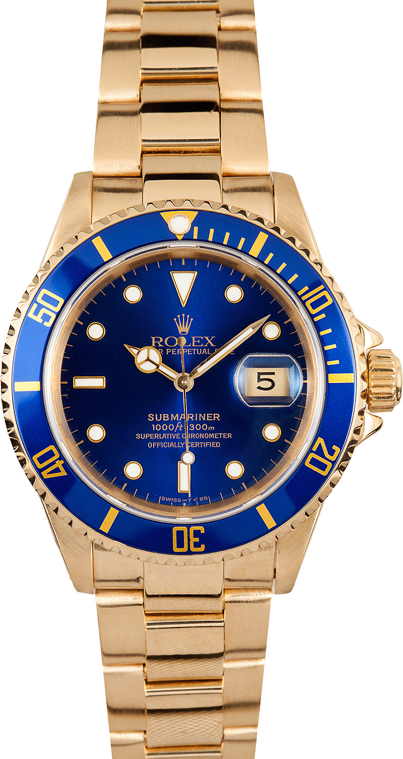 submariner rolesor blue