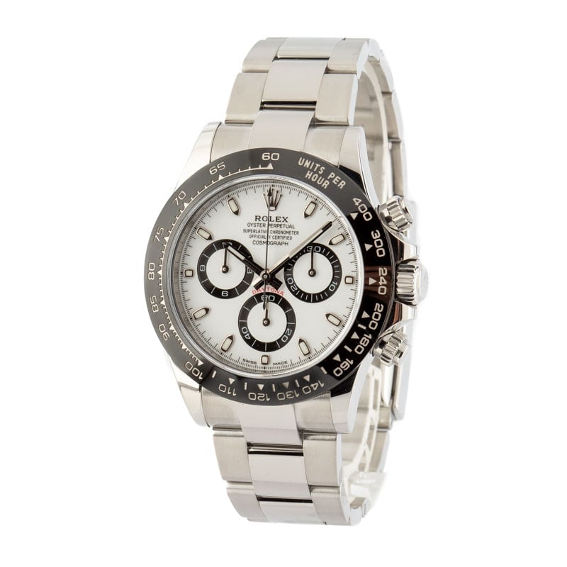 Pre-Owned Rolex Daytona 116500 Stainless Steel White Dial
