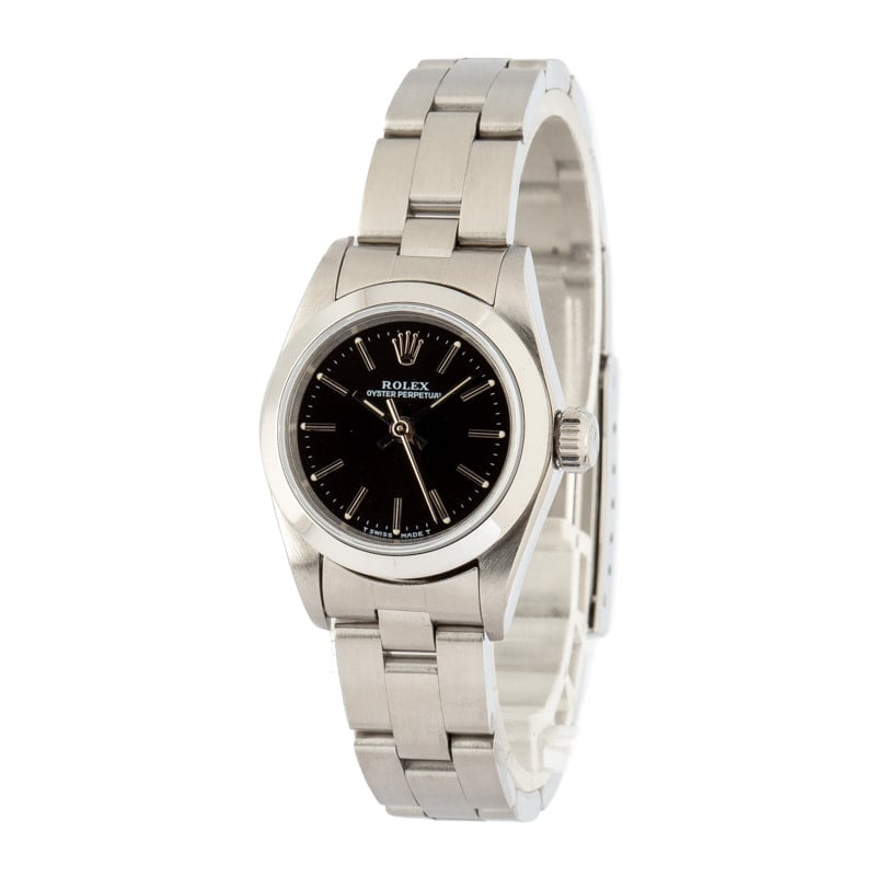 Ladies Rolex Oyster Perpetual 67180 Stainless Steel