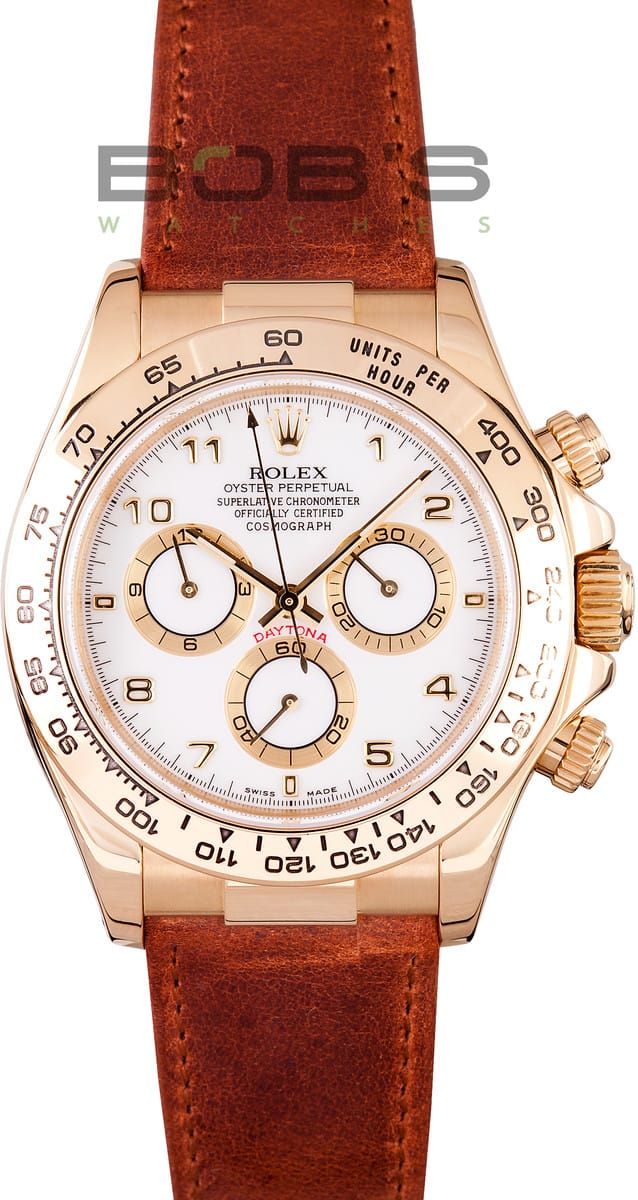 Rolex with a leather band deals