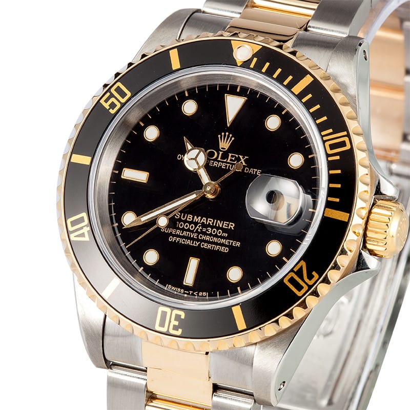 gold two tone rolex