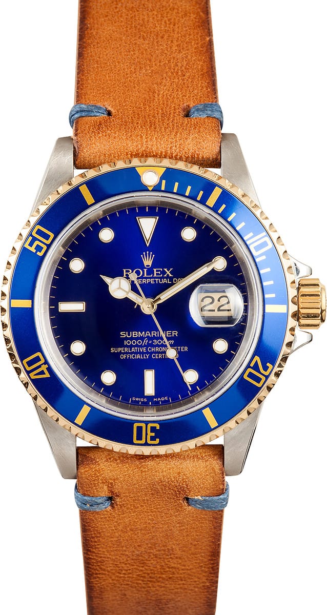 Used Rolex Submariner >> Rolex Submariner Steel & Gold Two Tone With Blue Face Dial ... Used Rolex Submariner >> Rolex Submariner Steel & Gold Two Tone With Blue Face Dial ...