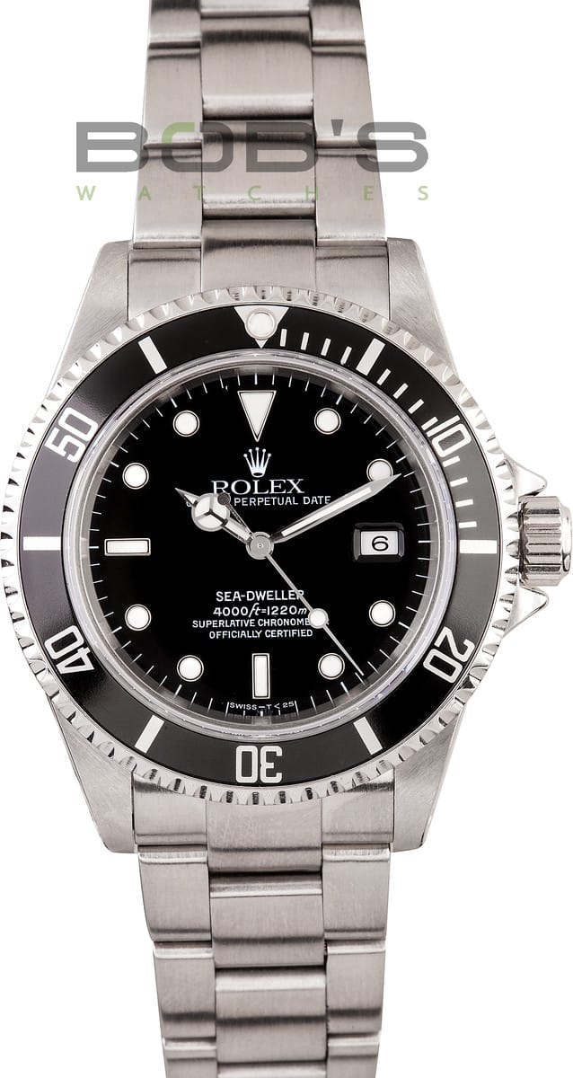 rolex sea dweller stainless steel price