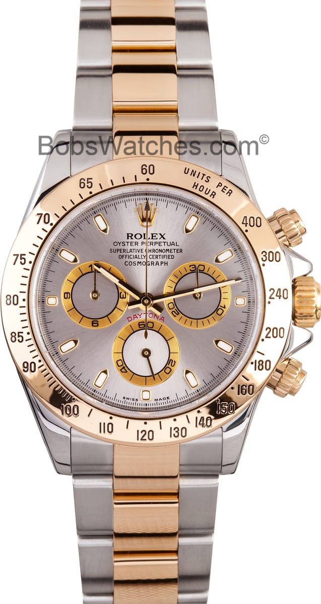 rolex daytona gold two tone
