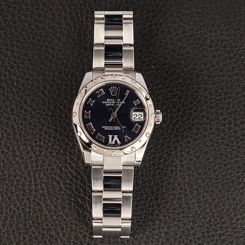 Pre-Owned Rolex Mid-size Datejust Diamond 178344