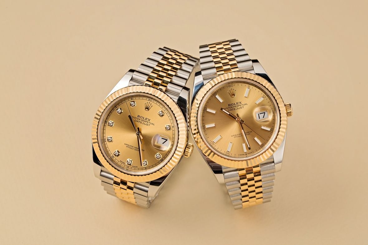Rolex Datejust 41 Two-Tone Steel and Gold Watches Jubilee Bracelet