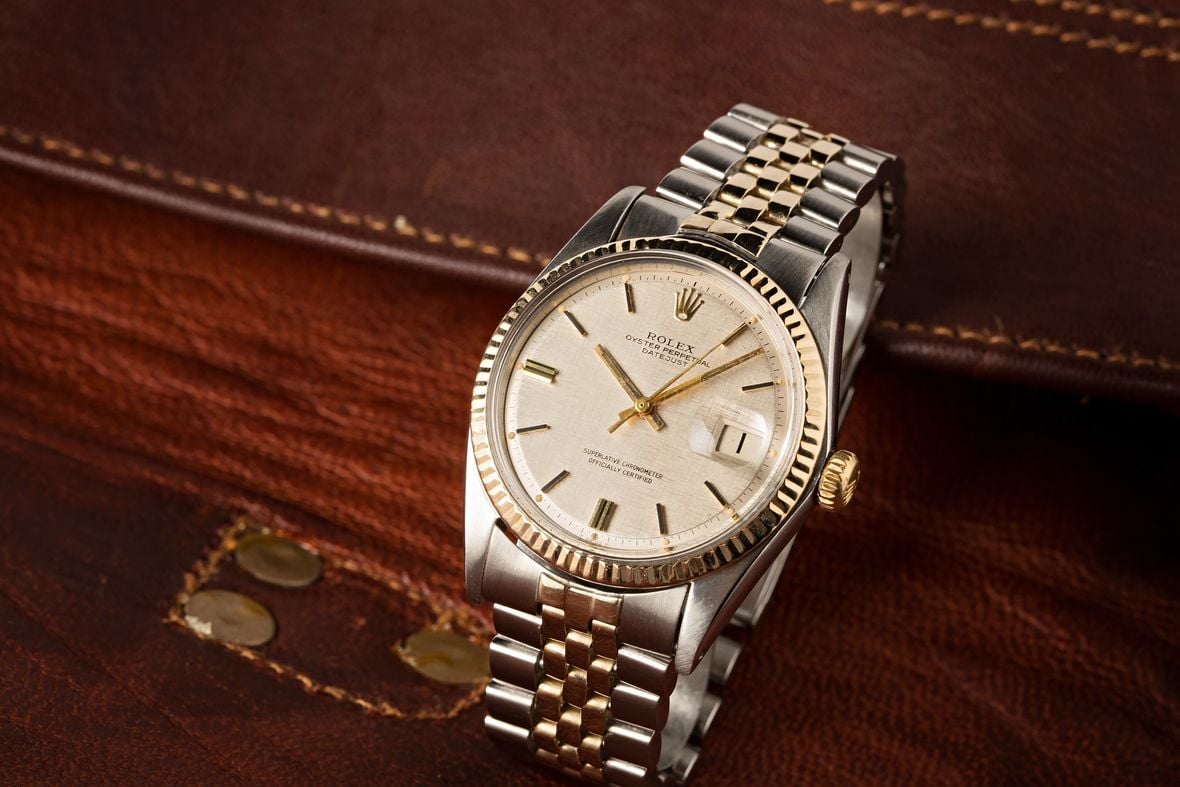 Rolex Datejust 1601 36mm Steel and Gold Rolesor