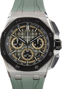Used Audemars Piguet Royal Oak Offshore Selfwinding Chronograph Green Dial