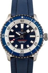 Steel Breitling Superocean Automatic 42 Blue Dial