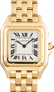 Pre-Owned Panthere De Cartier Watch Ref WGPN0051 18k Yellow Gold Large Model