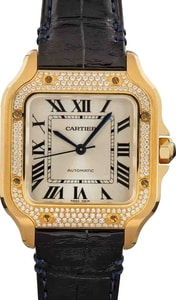 Cartier Santos de Cartier Diamond Bezel