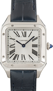 Pre-Owned Cartier Santos Dumont WSSA0086 Small Model