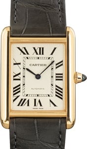 Tank Louis Cartier Watch Ref WGTA0357 18k Yellow Gold