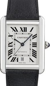 Pre-Owned Cartier Tank Solo Watch Ref WSTA0029 XL Model