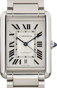 Pre-Owned Cartier Tank Must Watch WSTA0053 Stainless Steel