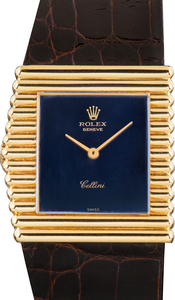 Pre-Owned Rolex Cellini King Midas Ref 4015 Blue Dial