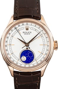 Pre-owned Rolex Cellini 50535 Moonphase