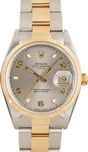Used Rolex Date Ref 15203 Slate Arabic Dial