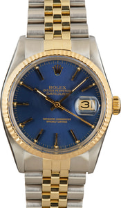 Rolex Datejust 16013 Blue Dial