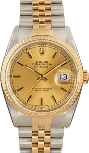 Rolex Datejust 16233 Steel & 18K Gold