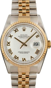 Rolex Datejust 16233 White Dial