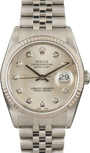 Rolex Datejust 16234 Diamond Dial