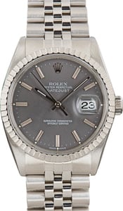 Rolex Datejust 16030 Slate Dial
