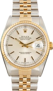 Rolex Datejust 16233 Silver Dial