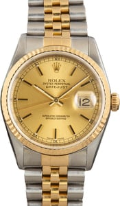 Rolex Datejust 36 Ref 16233 Steel & Gold