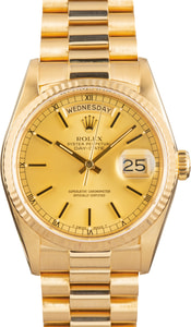 Used Rolex Day-Date 18038 Champagne Dial