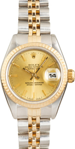 Women's Rolex Datejust 69173 Champagne