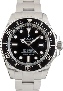 Used Rolex Sea-Dweller Deepsea Black Chromalight Dial Ref 116660