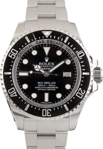 Used Rolex Deepsea Sea-Dweller Ref 116660 Black Chromalight Dial
