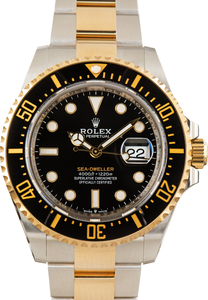 Pre-Owned Rolex Sea-Dweller Ref 126603 Black Dial