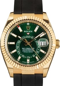 Rolex Sky-Dweller Ref 336238 Green Dial