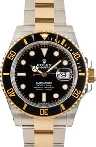 Rolex Submariner Steel & Gold 126613 Black