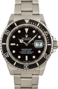 Pre-Owned Rolex Submariner Stainless Steel 16610