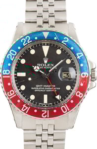 Vintage Rolex GMT-Master Pepsi 1675 Stainless Steel
