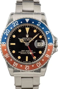 Vintage Rolex GMT-Master 1675 Glossy Gilt Dial